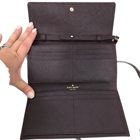Kate Spade Deep Purple Crossbody Wallet - Picture 4 of 7